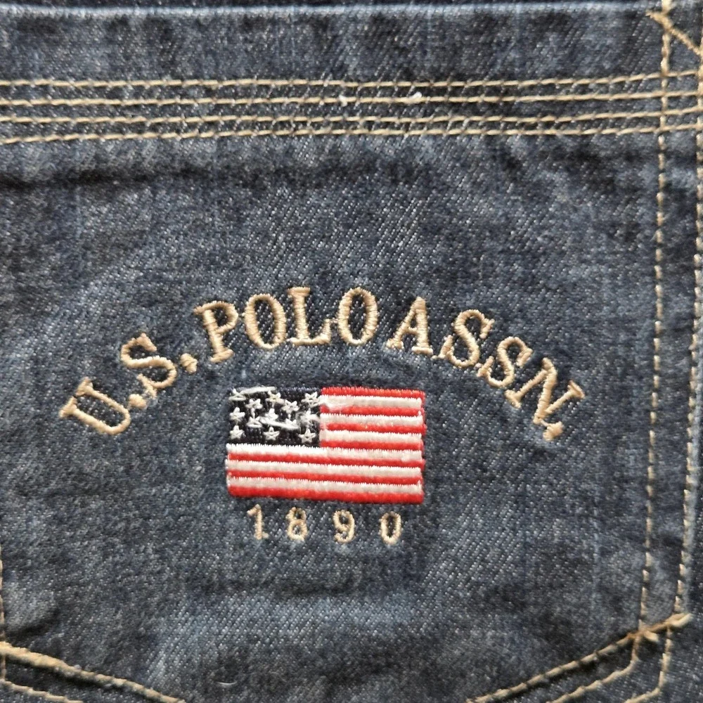 U.S. Polo Assn. Jeans Boys 12 Blue Slim Straight Dark Wash Denim‎ Casual Fall